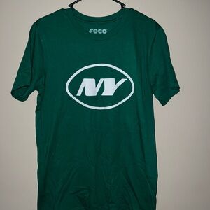 FOCO Men’s NY Jets Logo Green Short Sleeve T-Shirt - Medium - NWOT